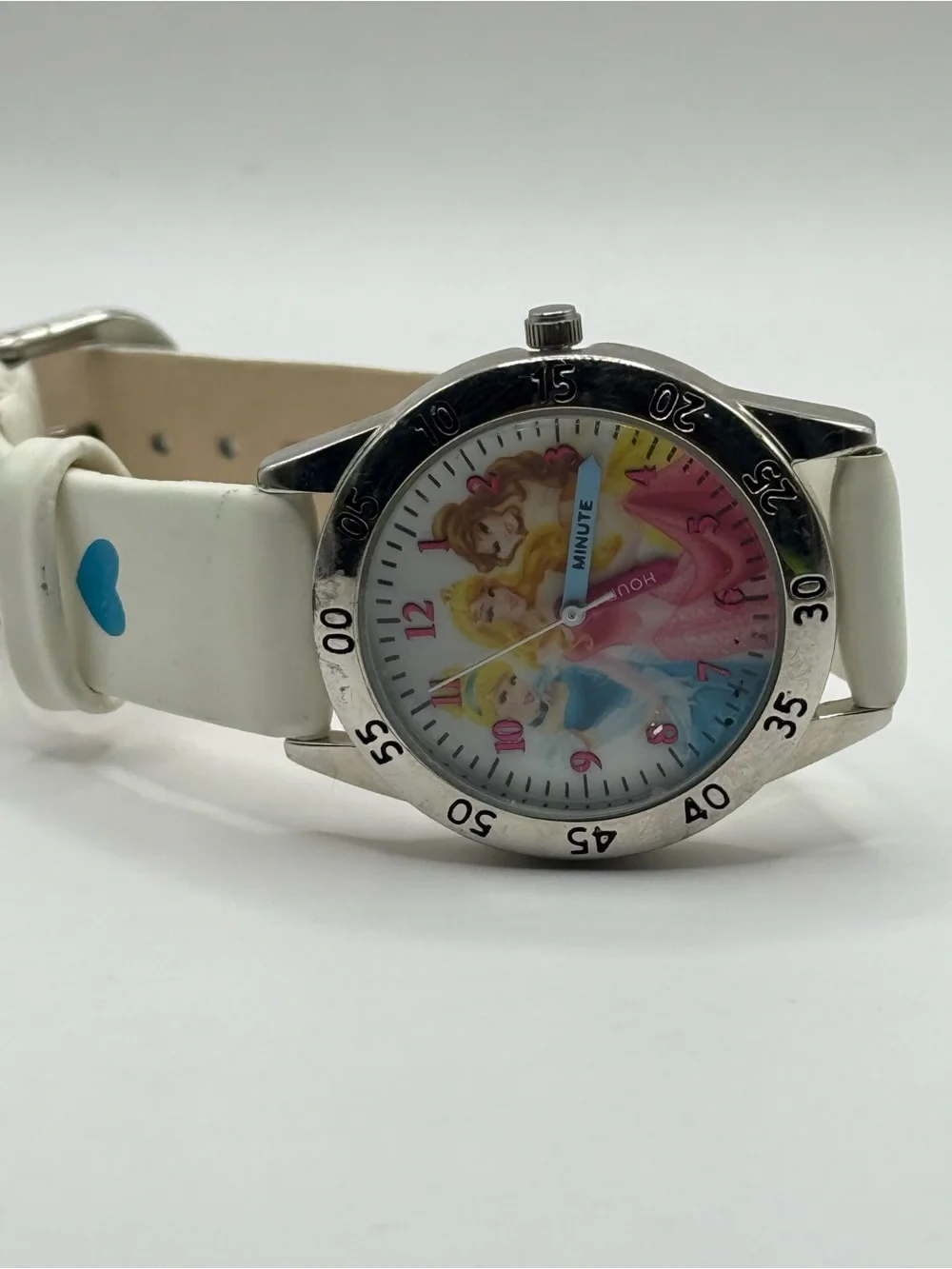Disney Princess Time Teacher Watch for Kids – Easy Analog Time (New Battery)